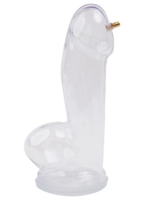 SP009 Realistic Penis CylinderXL crystal clear